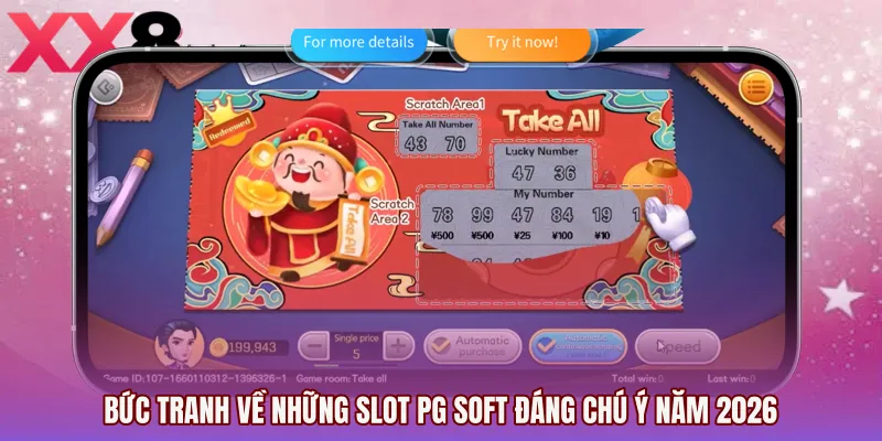 Bức tranh về những slot PG Soft đáng chú ý năm 2026