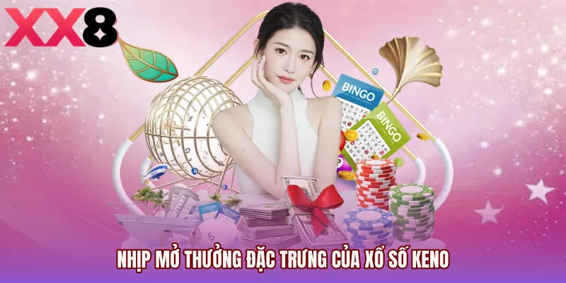 Nhịp mở thưởng đặc trưng của Xổ số Keno